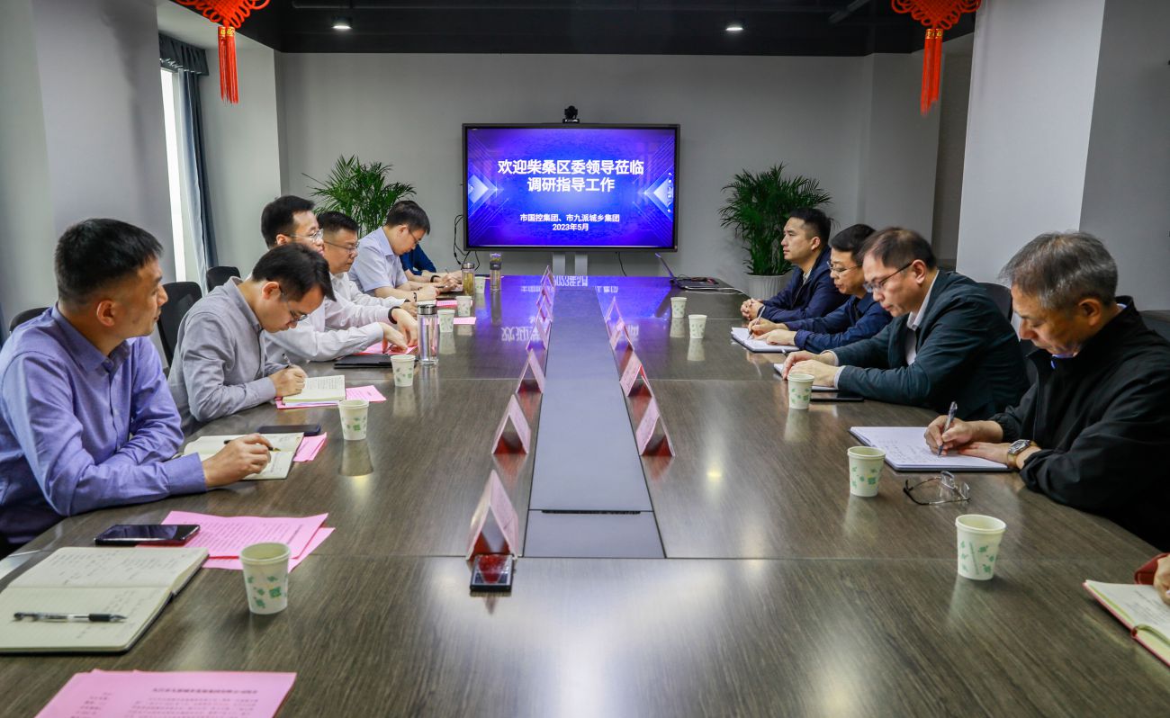 柴桑區(qū)委書記盛煒一行來訪市國控集團(tuán)、市九派城鄉(xiāng)發(fā)展集團(tuán)